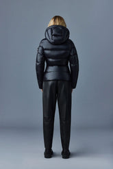 MACKAGE Madalyn-V Lustrous Light Down Jacket with Hood for Ladies at Gravity NYC